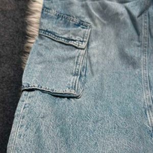 New Multiple Pocket Cargo Denim