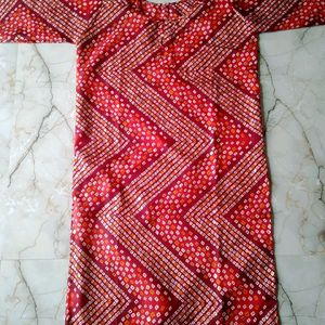 pretty bandhani kurti