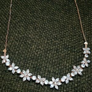 AD Necklace With Earrings