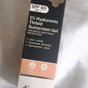 1% Hyaluronic Tinted Sunscreen Gel