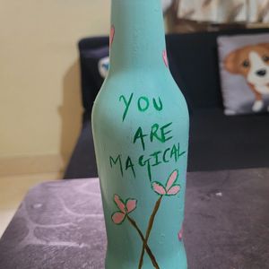 Handpainted Glass Bottles