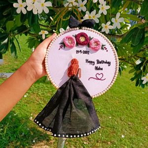 Customized Handmade Embroidery Hoop💗