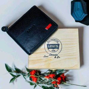 Levi's Black Leather Wallet