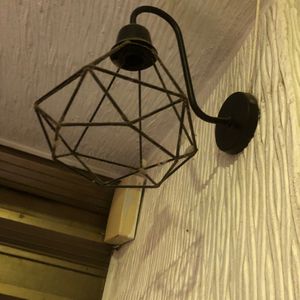 Rot Iron Wall Lamp