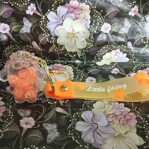 🧡 Cute Orange Rabbit Keychain 🧡🐇