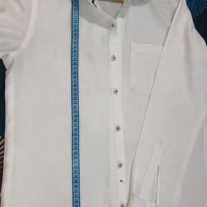 (men's craft)White Shirt For Men