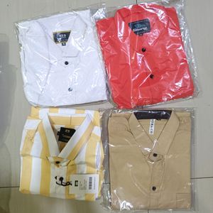 Pack Of 4 Shirts Full sleeves