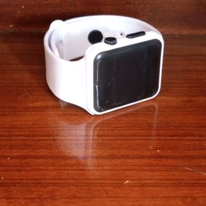 Digital Watch With (2 ExtraStraps) White And Black