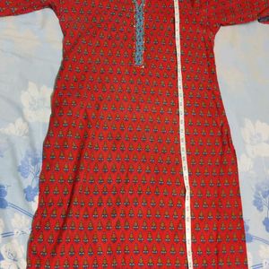 Red Kurta