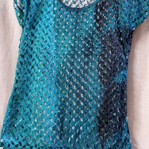 Net Top With Camisole