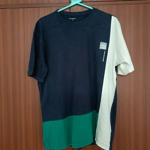 Men's Colorblock Oversized Tshirt