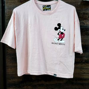 Cropped Pink Tshirt