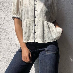 Top Women Sweet College Retro French Style