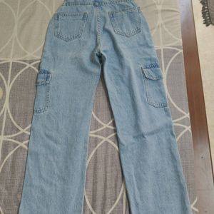 Blue Cargo Jeans