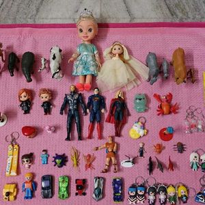 Action Figure Toys and Key Chains