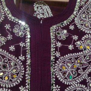 New Chikankari Kurti With Inner