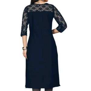 Full Body Moti Kurti With Net Sleeves Of Xl Size.