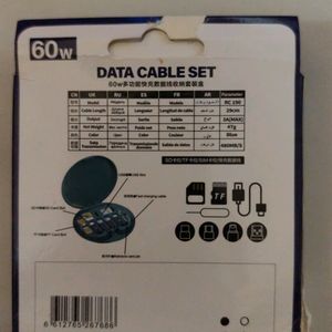 White Data Cable set