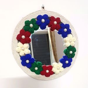 8 Inches Crochet Mirror