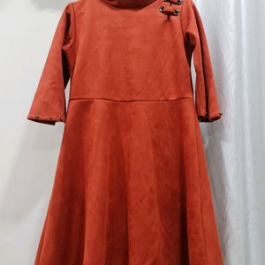 Frock In Sweat Fabric