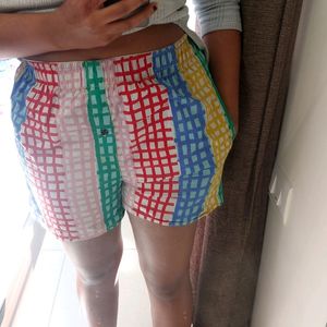 Colour Brick Print Boxers