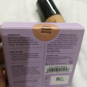 Plum Foundation & Compact Combo