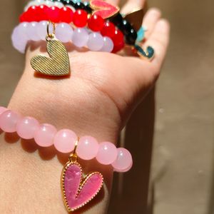 Heart Charm Bracelet