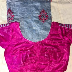 Gorgeous Grey And Pink Designer Paithani Saree