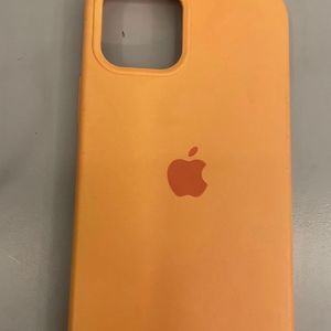 iPhone 12 Pro Silicon Cover- Orange