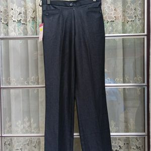 Metalic Grey Formal Pant