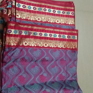 Double Shade Saree