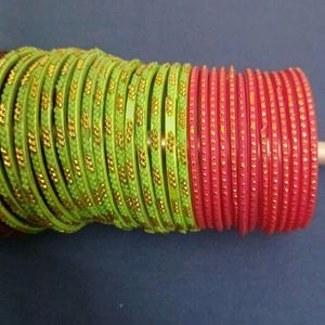 Glass Bangles Combo