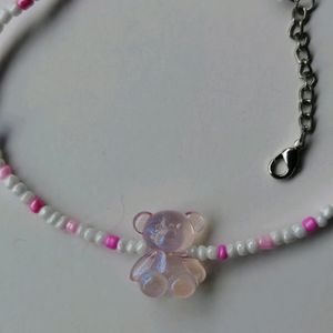 Shimmer Gummy Bear Beaded Choker