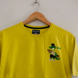 Fluorescent Green Casual T Shirt (Boy's)