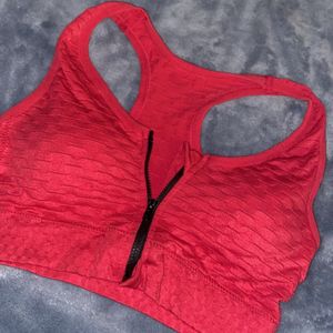 Red Bralet Top