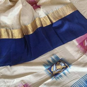 100% Pure Ganga Jamuna Bomkai Saree