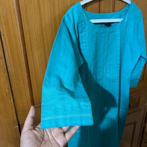 Daily/Festive Blue Kurta | Soch | Size S