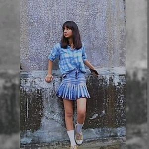 Denim Korean Skirt