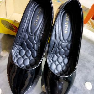 Stylish Black Color Partywear Footwear