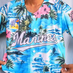 Marrines Chiba Lotte Unisex Beach Shirt 😍