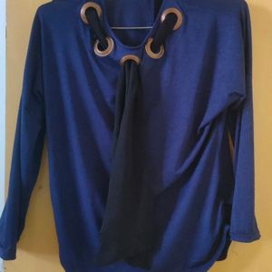 Blue Party Wear Top