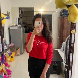 Good Quality Red Crop Top