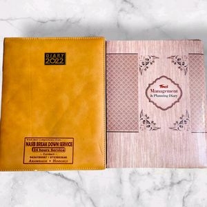 Pack Of Two Large Size Diaries/Notebook