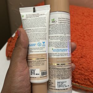 Mama earth Rice Water Toner & Cream