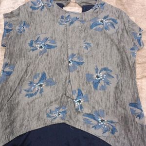 Women's XXL Top,Floral Print