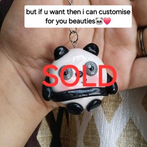 Cute Handmade We Bare Bears Keychains✨️🐻‍❄🐻🐼❤️