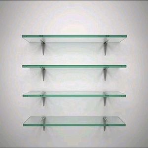 Heavy Glass Shelves 5pcs Set Delivery 30rs OFF