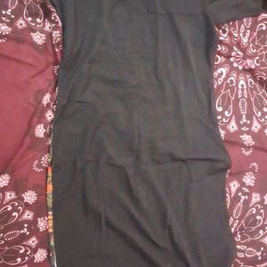 Black Kurti In Good Condition