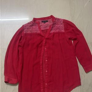 Zara Red Shirt