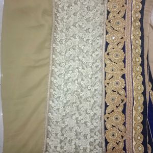 Double Colour Heavy Saree